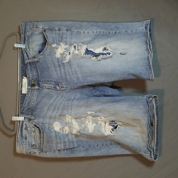 torrid Pants - TORRID Denim Boyfriend Shorts Size 26 Distressed